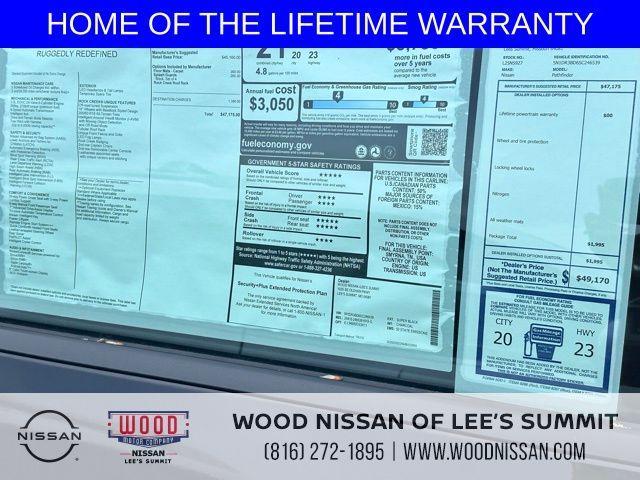 new 2025 Nissan Pathfinder car, priced at $42,820