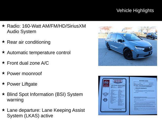 used 2023 Honda Odyssey car, priced at $33,996