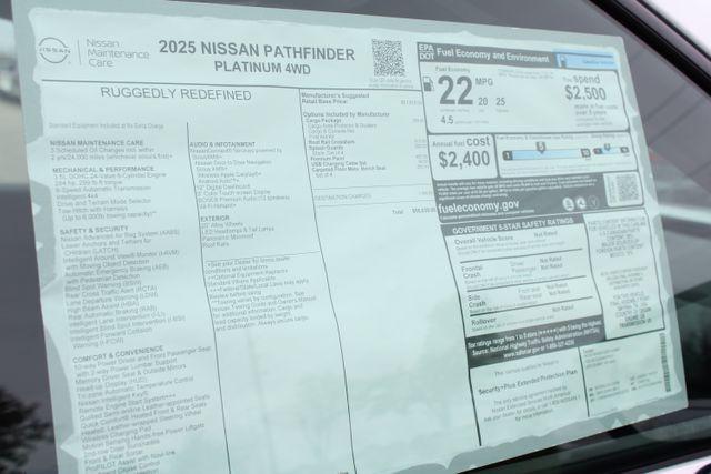 new 2025 Nissan Pathfinder car, priced at $55,030