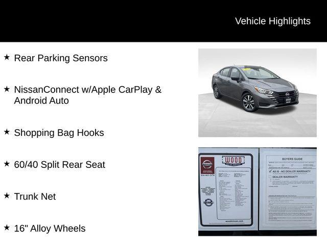 used 2024 Nissan Versa car, priced at $15,999