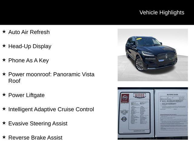 used 2022 Lincoln Aviator car, priced at $45,977