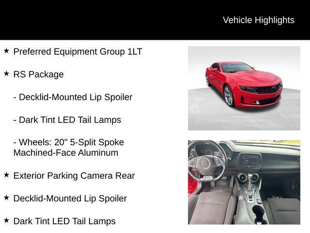 used 2021 Chevrolet Camaro car, priced at $24,022