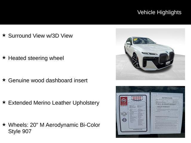 used 2024 BMW 740 car, priced at $74,974