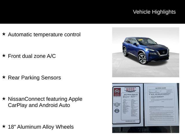 used 2022 Nissan Rogue car, priced at $21,997