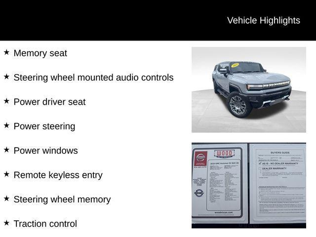 used 2025 GMC HUMMER EV SUV car, priced at $87,371