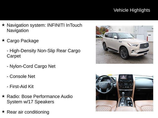 used 2022 INFINITI QX80 car, priced at $53,920