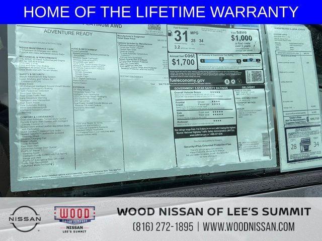 new 2025 Nissan Rogue car, priced at $39,715