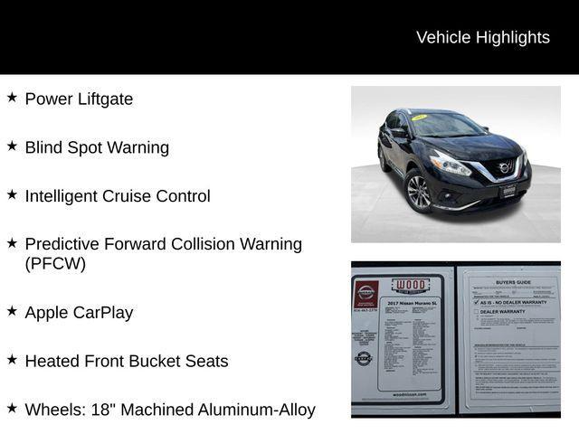 used 2017 Nissan Murano car, priced at $18,988