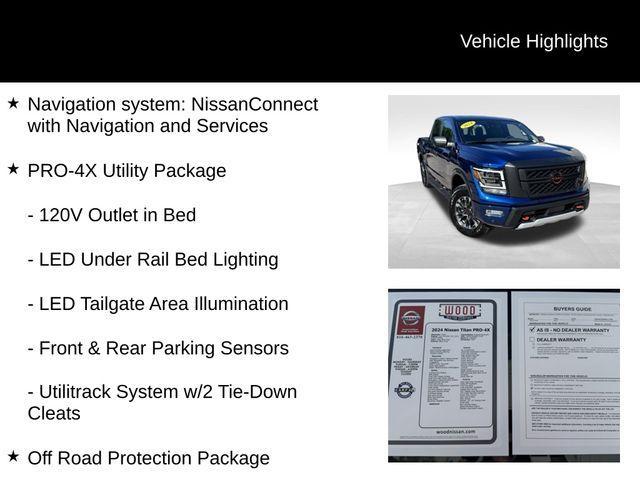 used 2024 Nissan Titan car, priced at $48,399