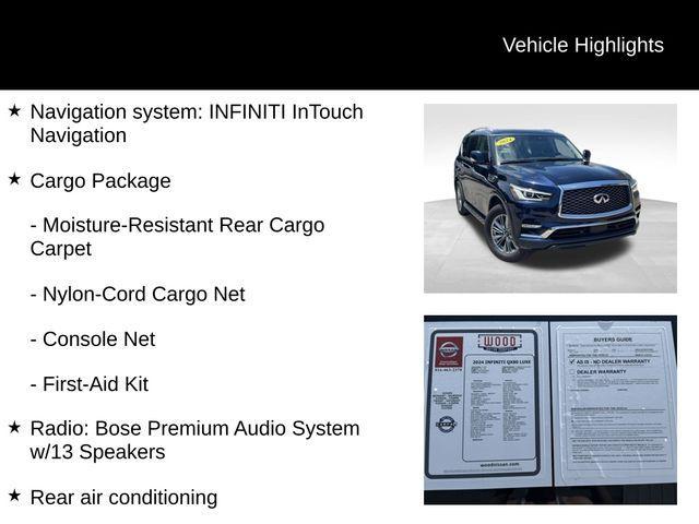 used 2024 INFINITI QX80 car, priced at $54,017