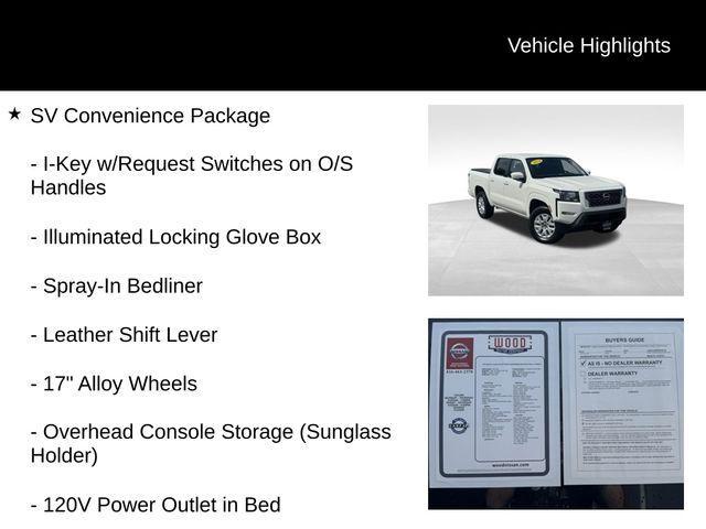used 2024 Nissan Frontier car, priced at $29,949
