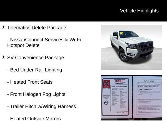 used 2025 Nissan Frontier car, priced at $33,402