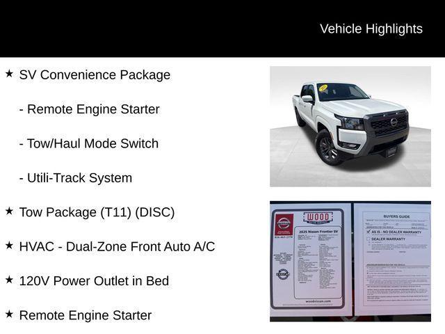 used 2025 Nissan Frontier car, priced at $33,402