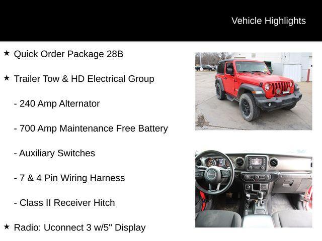 used 2018 Jeep Wrangler car, priced at $21,697