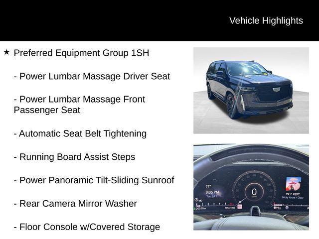 used 2023 Cadillac Escalade car, priced at $83,614