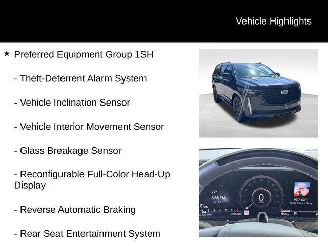 used 2023 Cadillac Escalade car, priced at $83,614