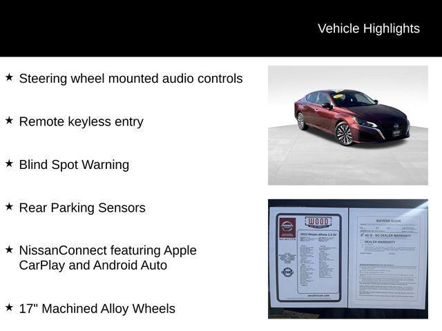 used 2023 Nissan Altima car, priced at $18,298