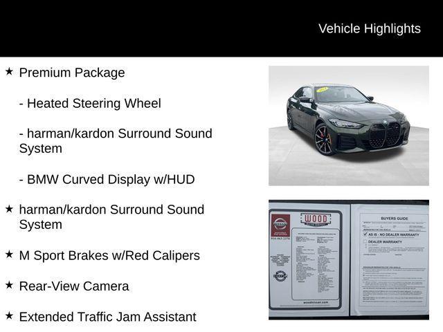 used 2024 BMW i4 Gran Coupe car, priced at $54,768