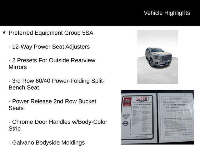 used 2021 GMC Yukon car, priced at $46,999