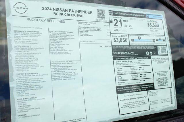 new 2024 Nissan Pathfinder car, priced at $40,506