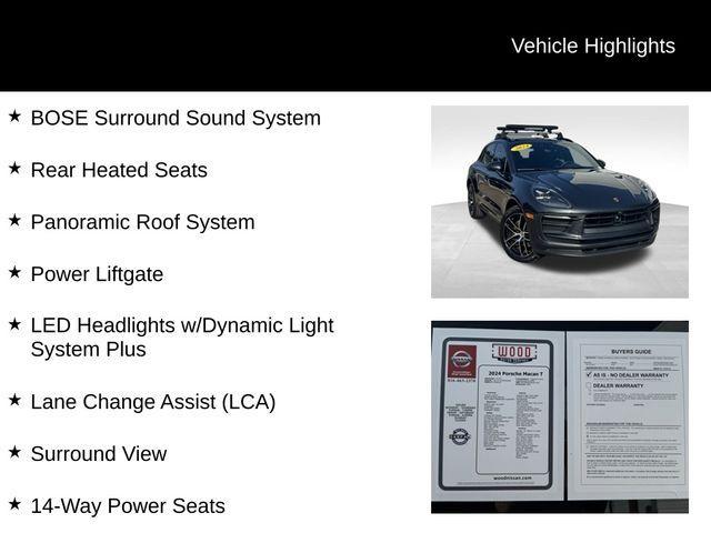 used 2024 Porsche Macan car, priced at $52,989