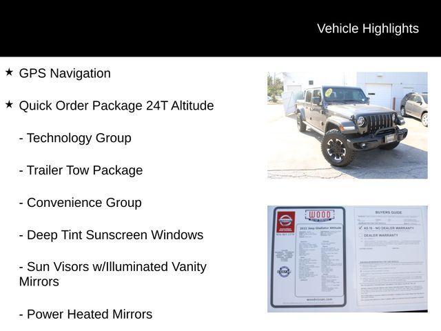 used 2022 Jeep Gladiator car, priced at $33,077