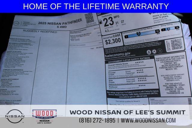 new 2025 Nissan Pathfinder car, priced at $37,727