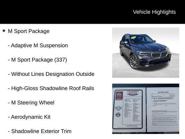 used 2022 BMW X5 car, priced at $45,994
