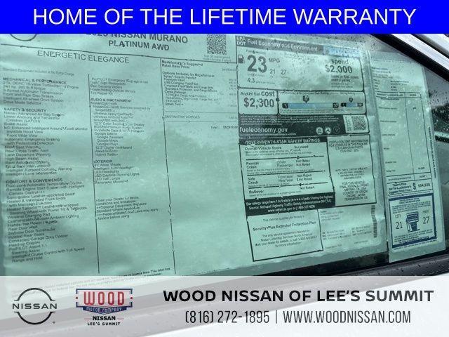 new 2025 Nissan Murano car, priced at $48,350