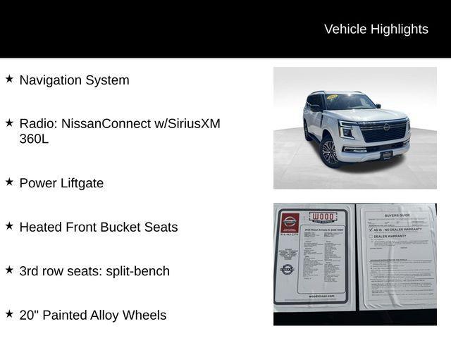 used 2025 Nissan Armada car, priced at $58,148