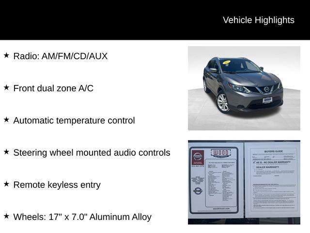 used 2017 Nissan Rogue Sport car, priced at $14,299