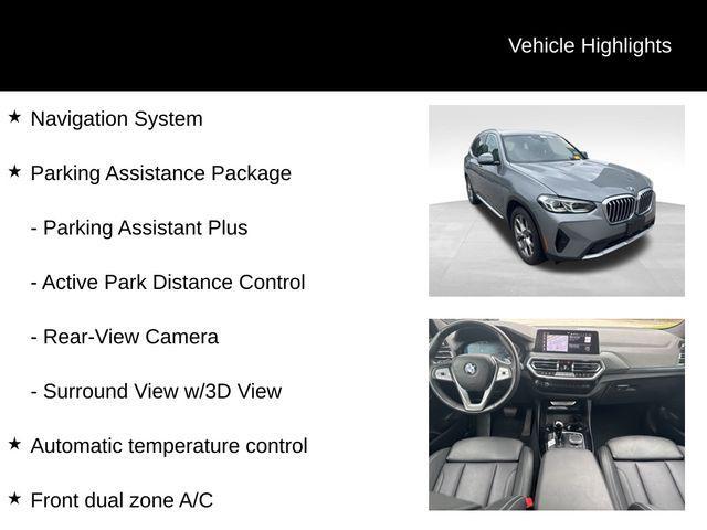 used 2023 BMW X3 car, priced at $28,965