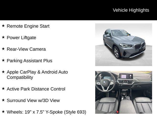 used 2023 BMW X3 car, priced at $28,965