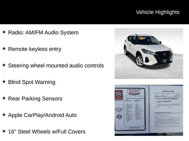 used 2025 Nissan Kicks Play car, priced at $19,436