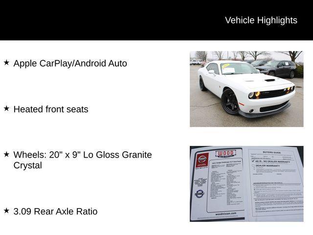 used 2021 Dodge Challenger car, priced at $32,320