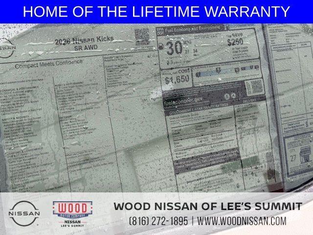 new 2026 Nissan Kicks car, priced at $28,349