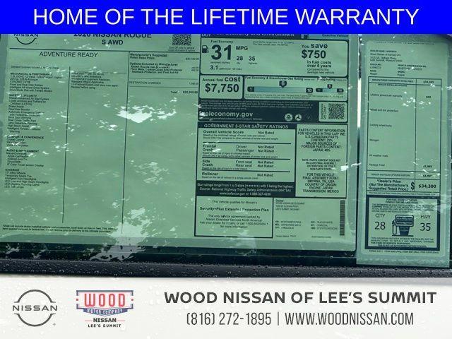 new 2026 Nissan Rogue car, priced at $29,771