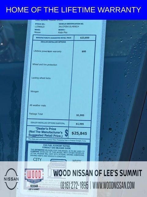 new 2025 Nissan Kicks Play car, priced at $21,364