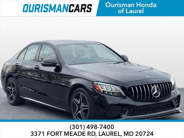 used 2021 Mercedes-Benz C-Class car, priced at $23,500