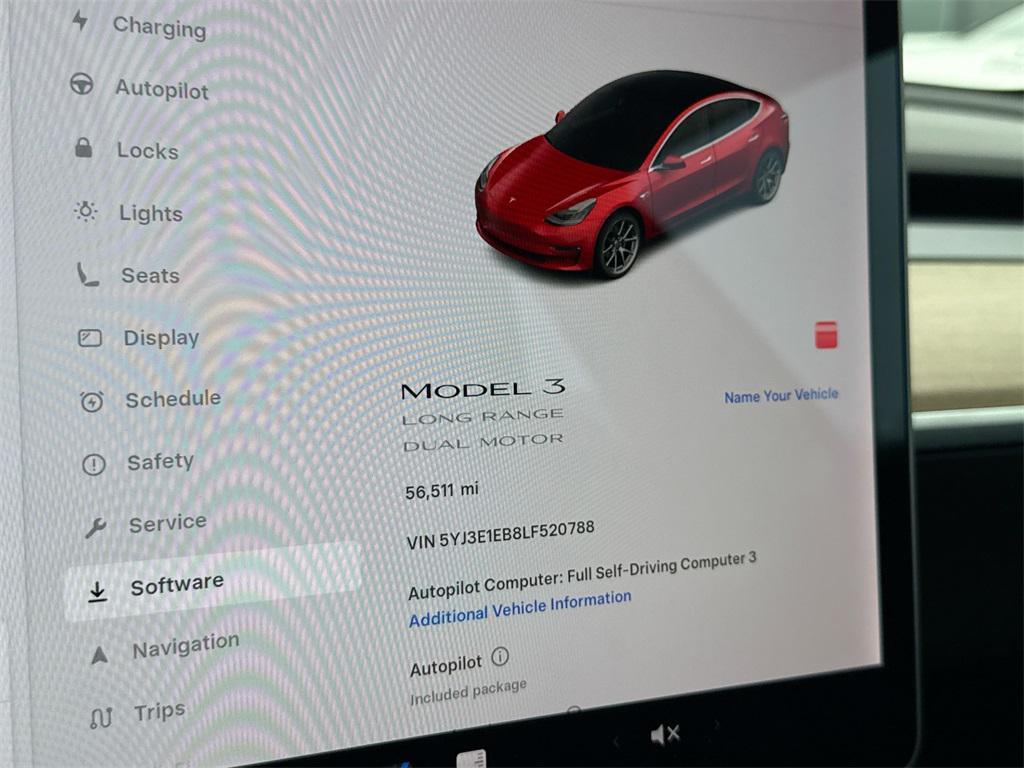 used 2020 Tesla Model 3 car, priced at $21,000