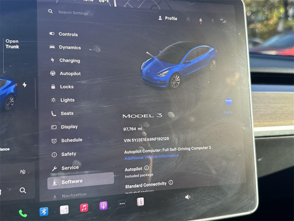 used 2022 Tesla Model 3 car, priced at $18,120