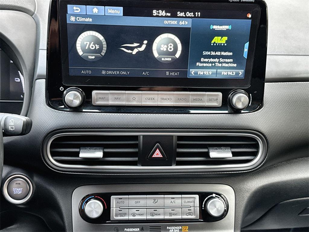 used 2021 Hyundai Kona EV car, priced at $17,684