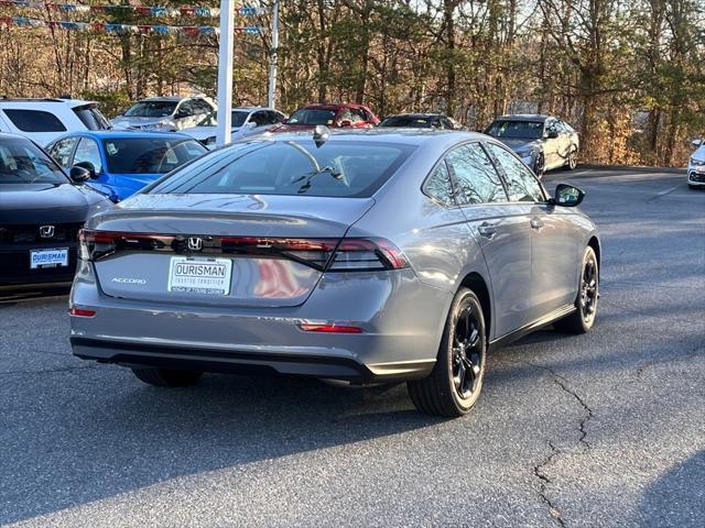 new 2025 Honda Accord car, priced at $30,750