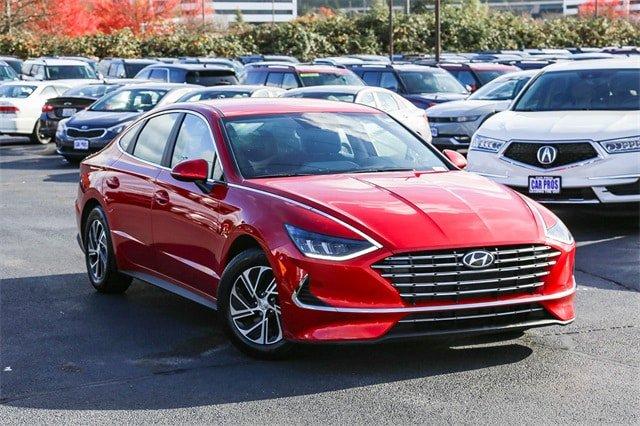 used 2022 Hyundai Sonata Hybrid car, priced at $21,918