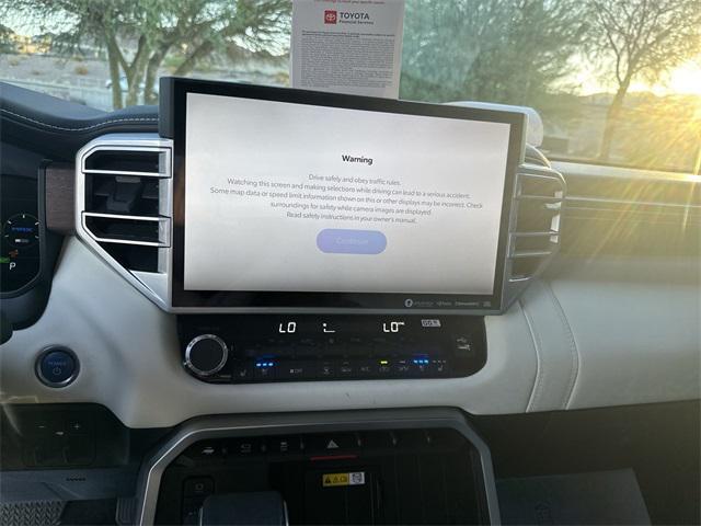 used 2023 Toyota Tundra Hybrid car, priced at $53,800