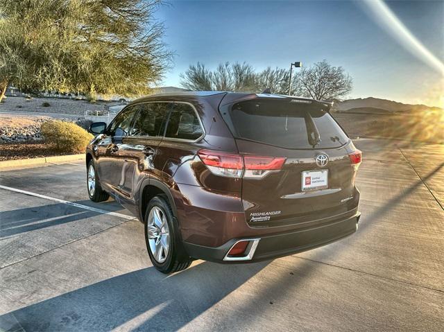 used 2019 Toyota Highlander car, priced at $29,700