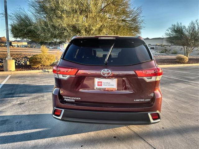 used 2019 Toyota Highlander car, priced at $29,700