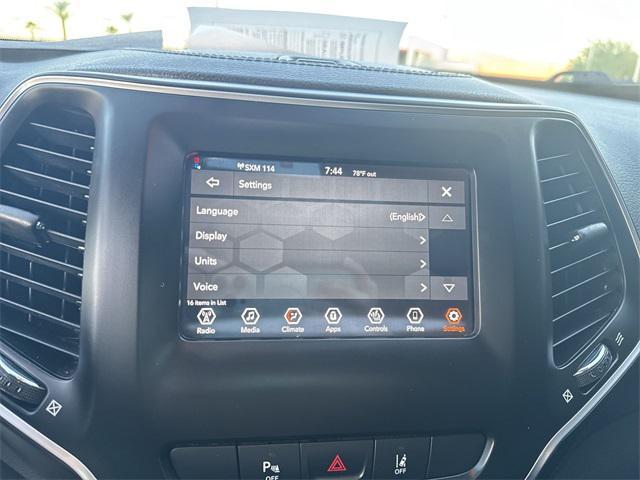 used 2021 Jeep Cherokee car, priced at $14,700