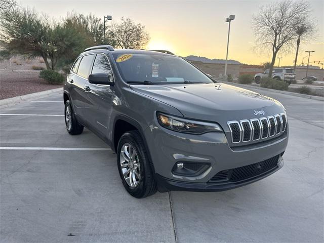 used 2021 Jeep Cherokee car, priced at $14,700