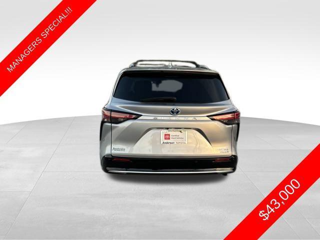 used 2022 Toyota Sienna car, priced at $43,000